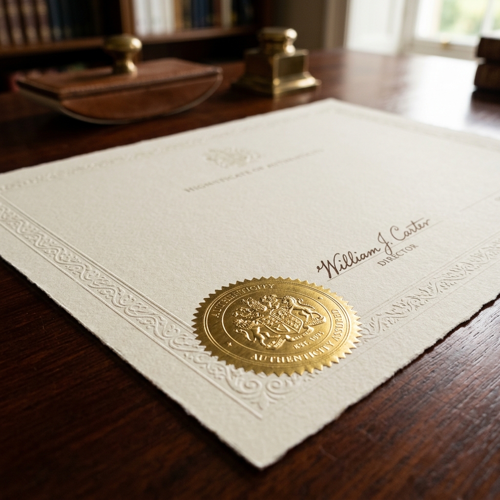 Sequential Authenticity Certificates 77/77